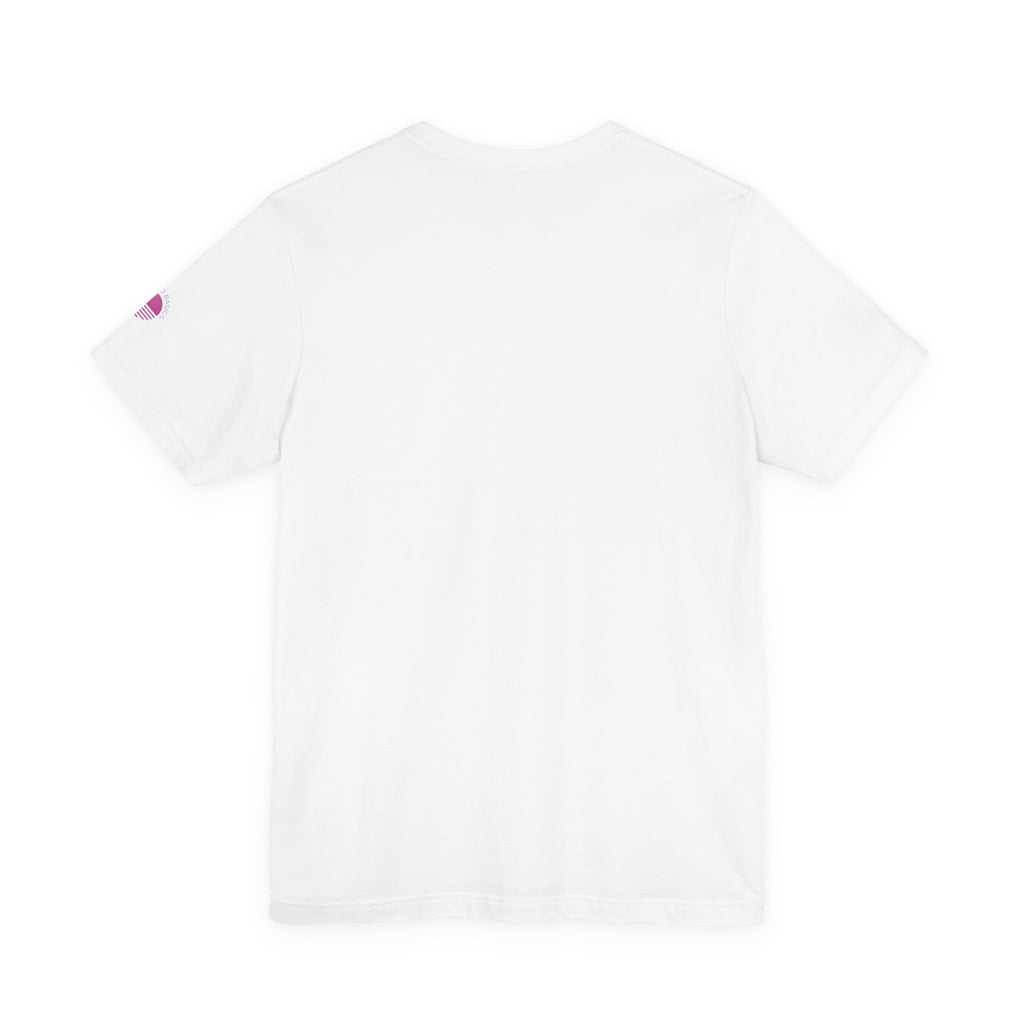 Patriotic Starburst Tee — Red, White & Blue Round Emblem T-Shirt