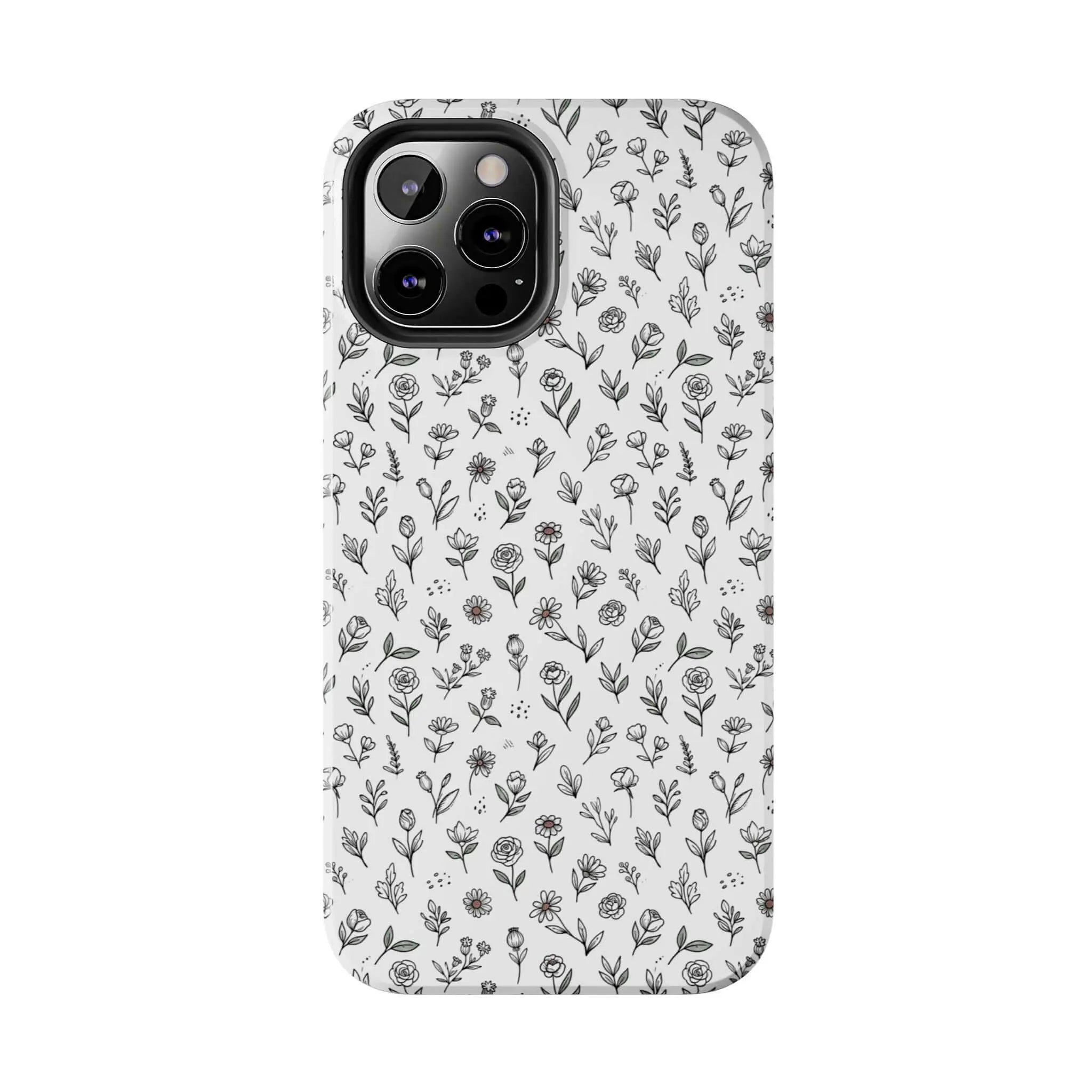 Floral Summer Vibe Phone Case — Tough Protective Floral All-Over Print Printify