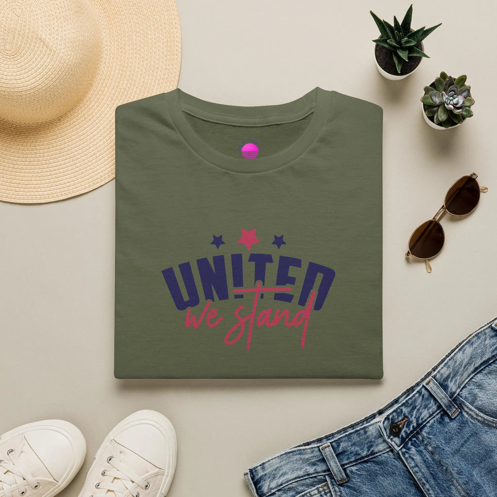 United We Stand July 4th T-Shirt Printify