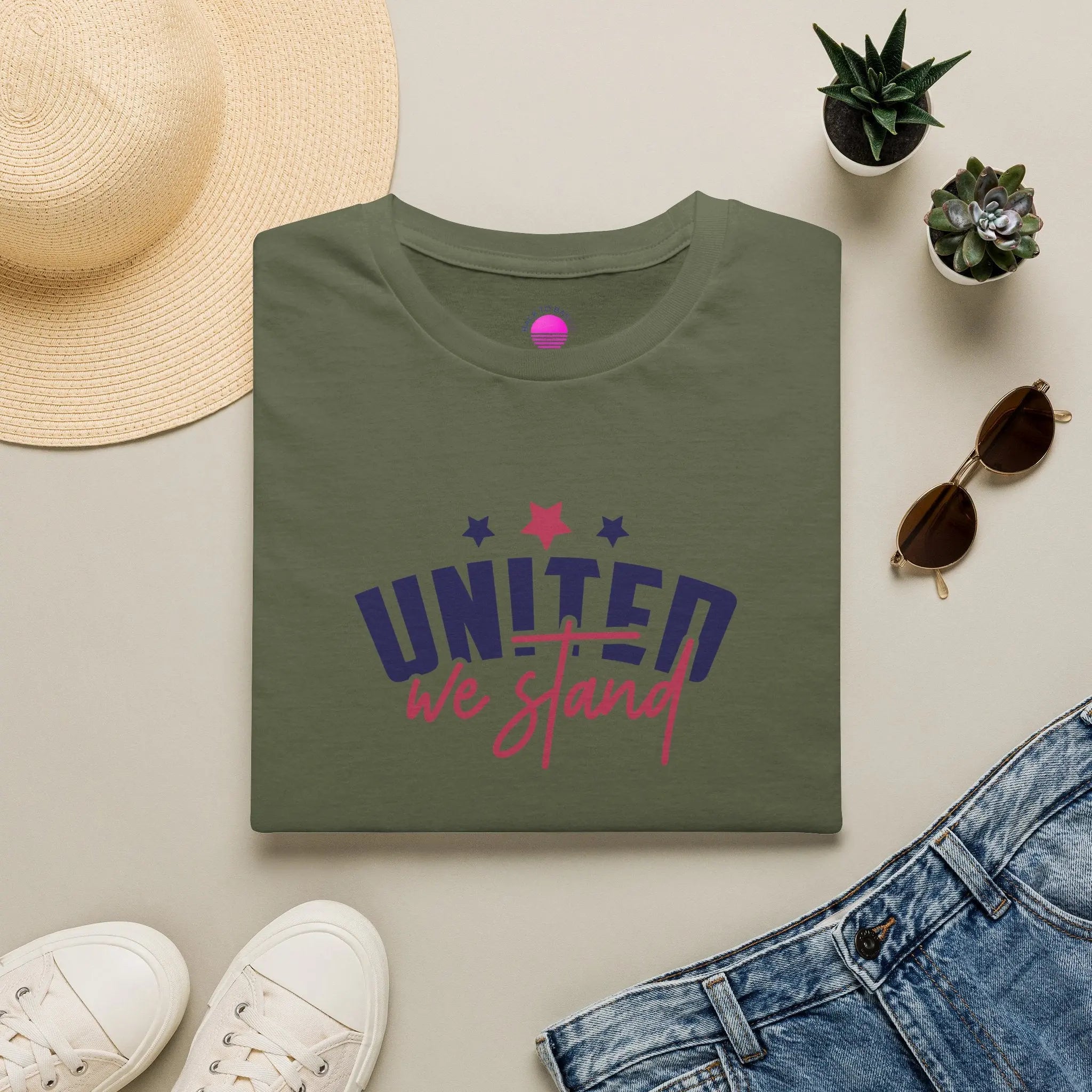 United We Stand July 4th T-Shirt Printify
