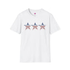Patriotic Star Stripe T-Shirt — American Flag Stars & Stripes Tee Printify