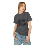 Motivational Unisex Heavyweight Tee - 'Never Give Up' Printify