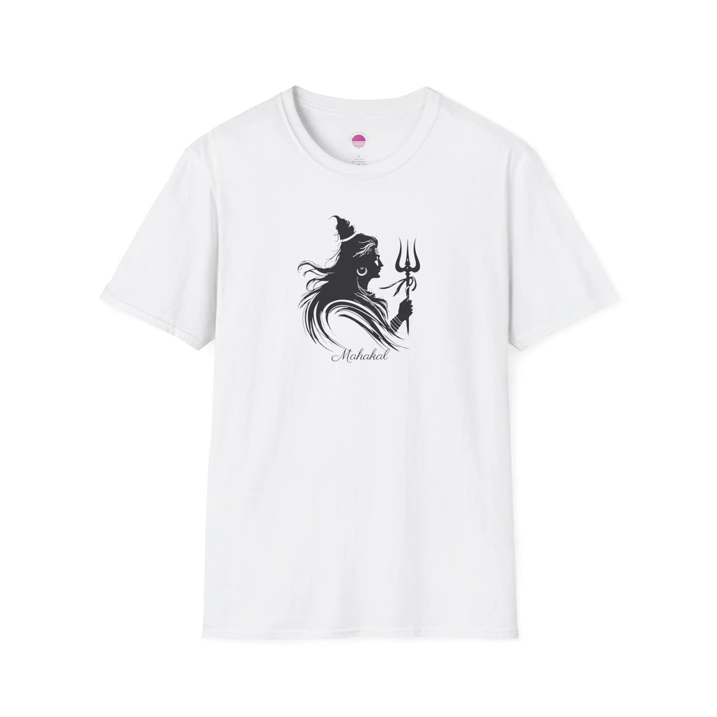 Shiva Trident Tee — Minimal Hindu God Mahadev T-Shirt Printify