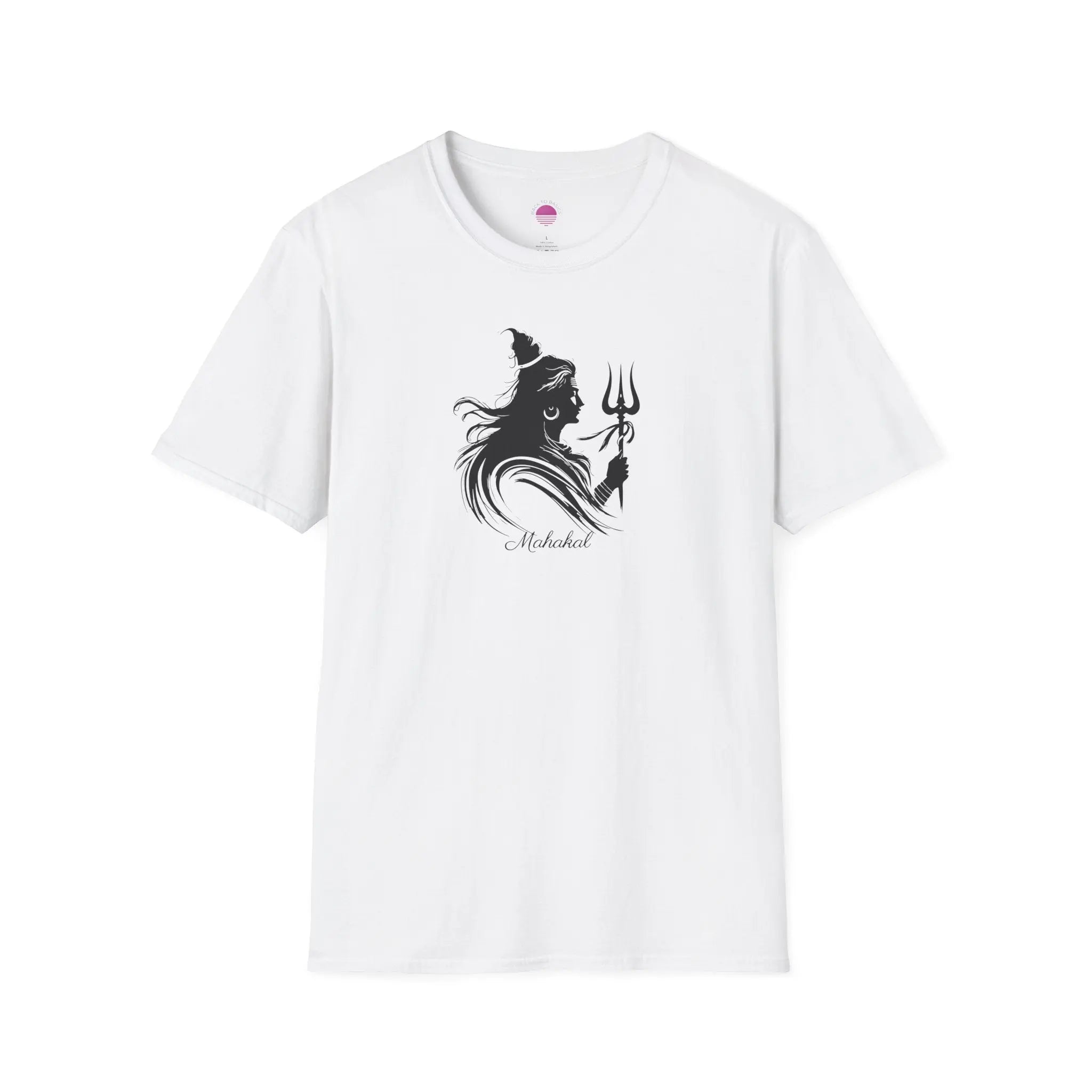 Shiva Trident Tee — Minimal Hindu God Mahadev T-Shirt Printify
