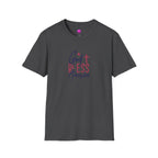 God Bless America Patriotic Christian T-Shirt with Cross Printify