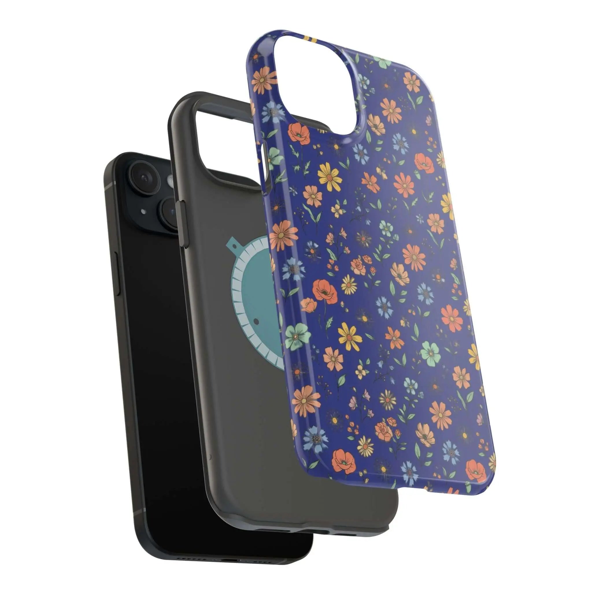 Floral All-Over Seasonal Print Phone Case — Magnetic Impact-Resistant Printify
