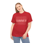 Pink "SUMMER" Graphic Tee — Summer Repeat Printify