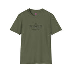 Unisex Softstyle T-Shirt 'Camp More, Worry Less' Printify