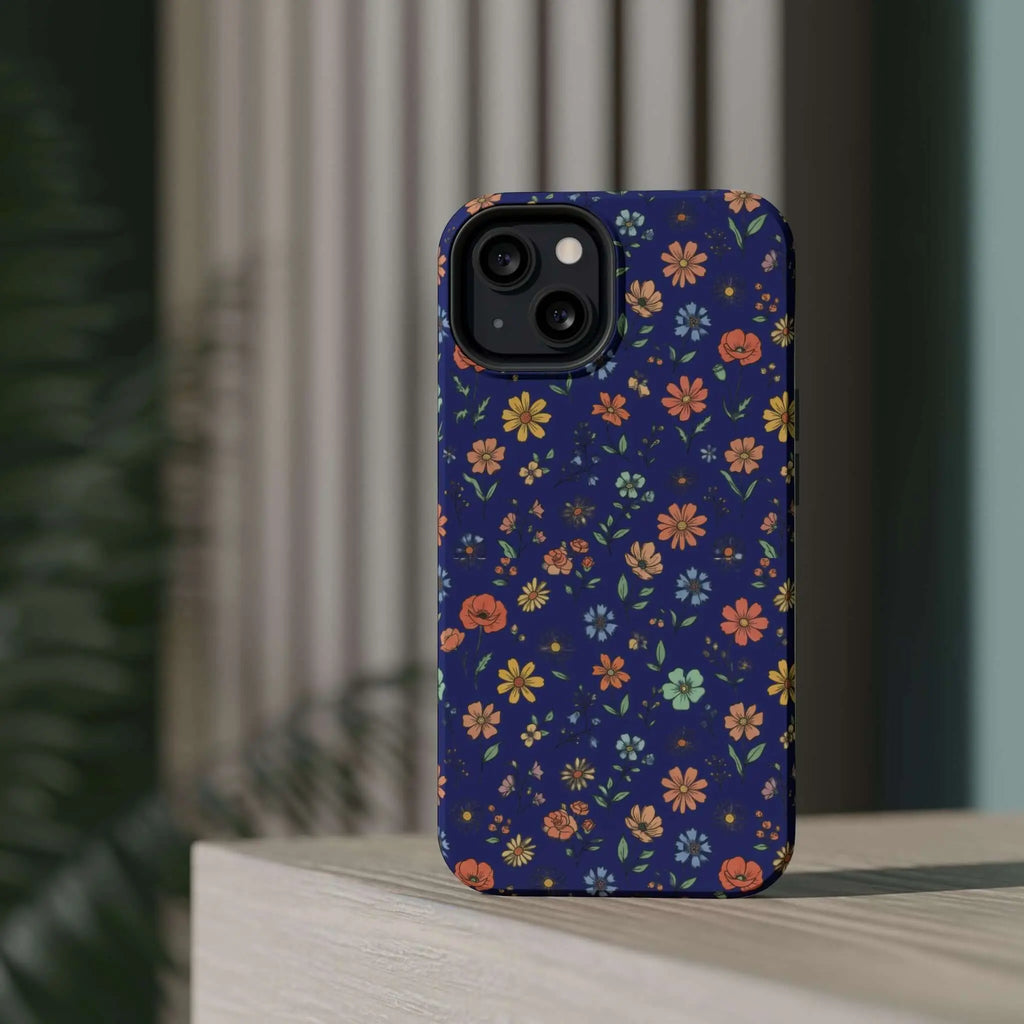 Floral All-Over Seasonal Print Phone Case — Magnetic Impact-Resistant Printify
