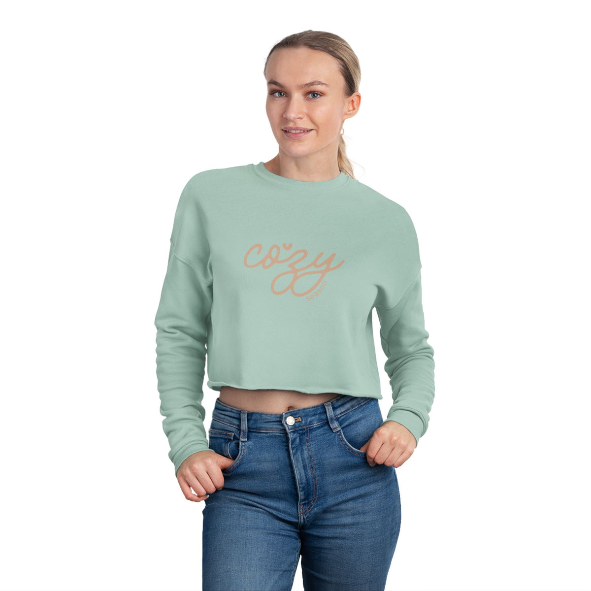 'Cozy Season' Women's Cropped Sweatshirt
