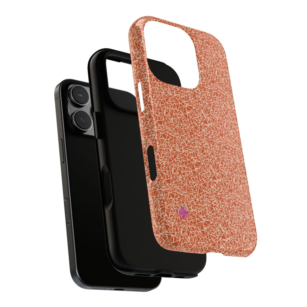 Micro-design phone cases orange