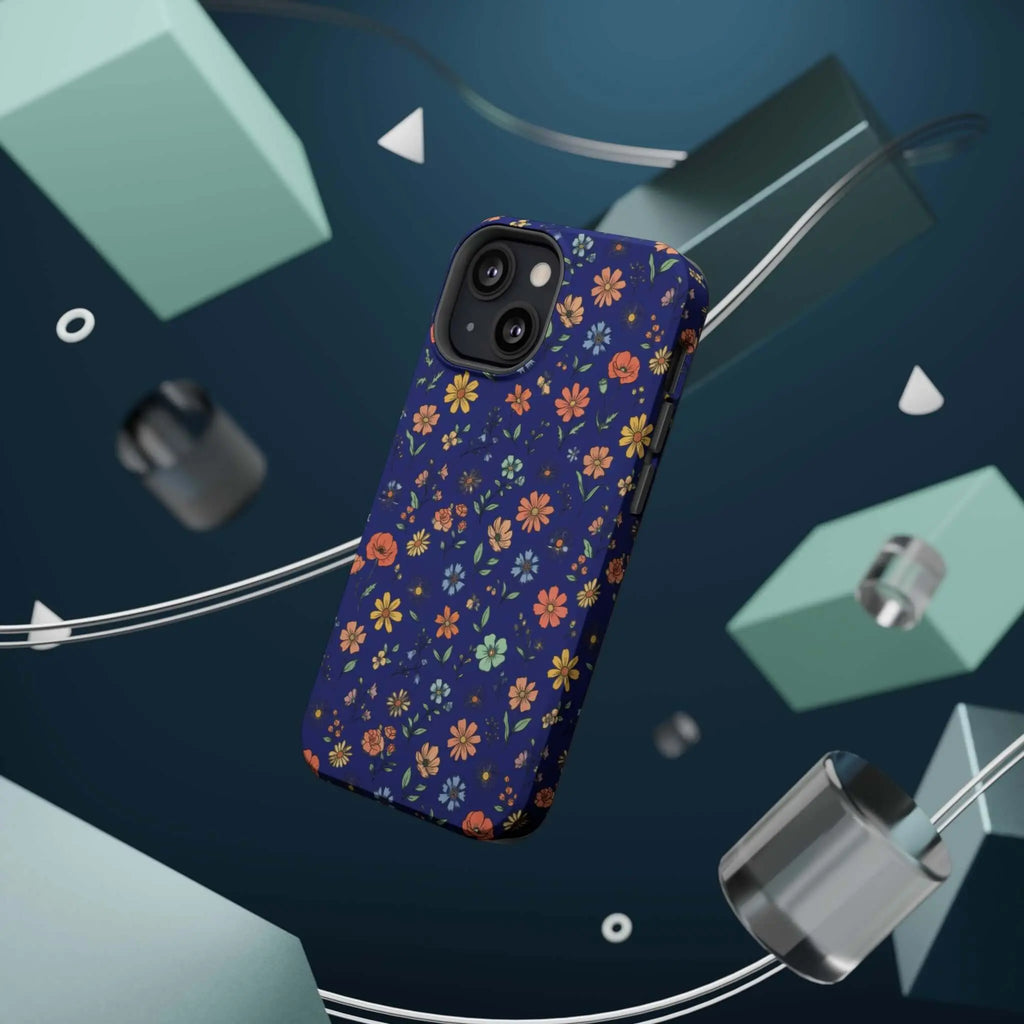 Floral All-Over Seasonal Print Phone Case — Magnetic Impact-Resistant Printify