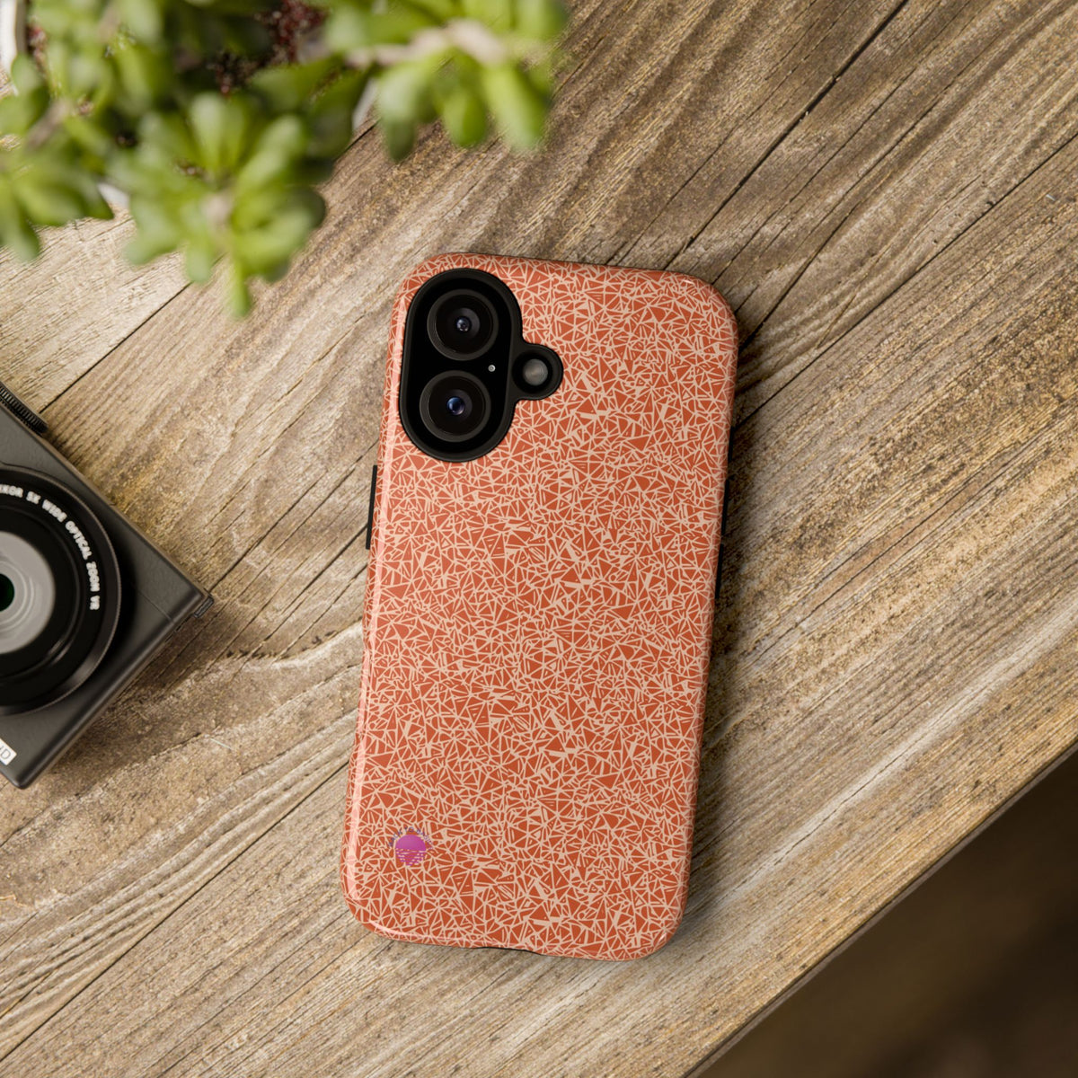 Micro-design phone cases orange
