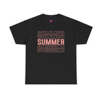Pink "SUMMER" Graphic Tee — Summer Repeat Printify
