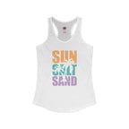Sun, Salt and Sand Women's Racerback Tank – Summer Beach Tank Top Printify