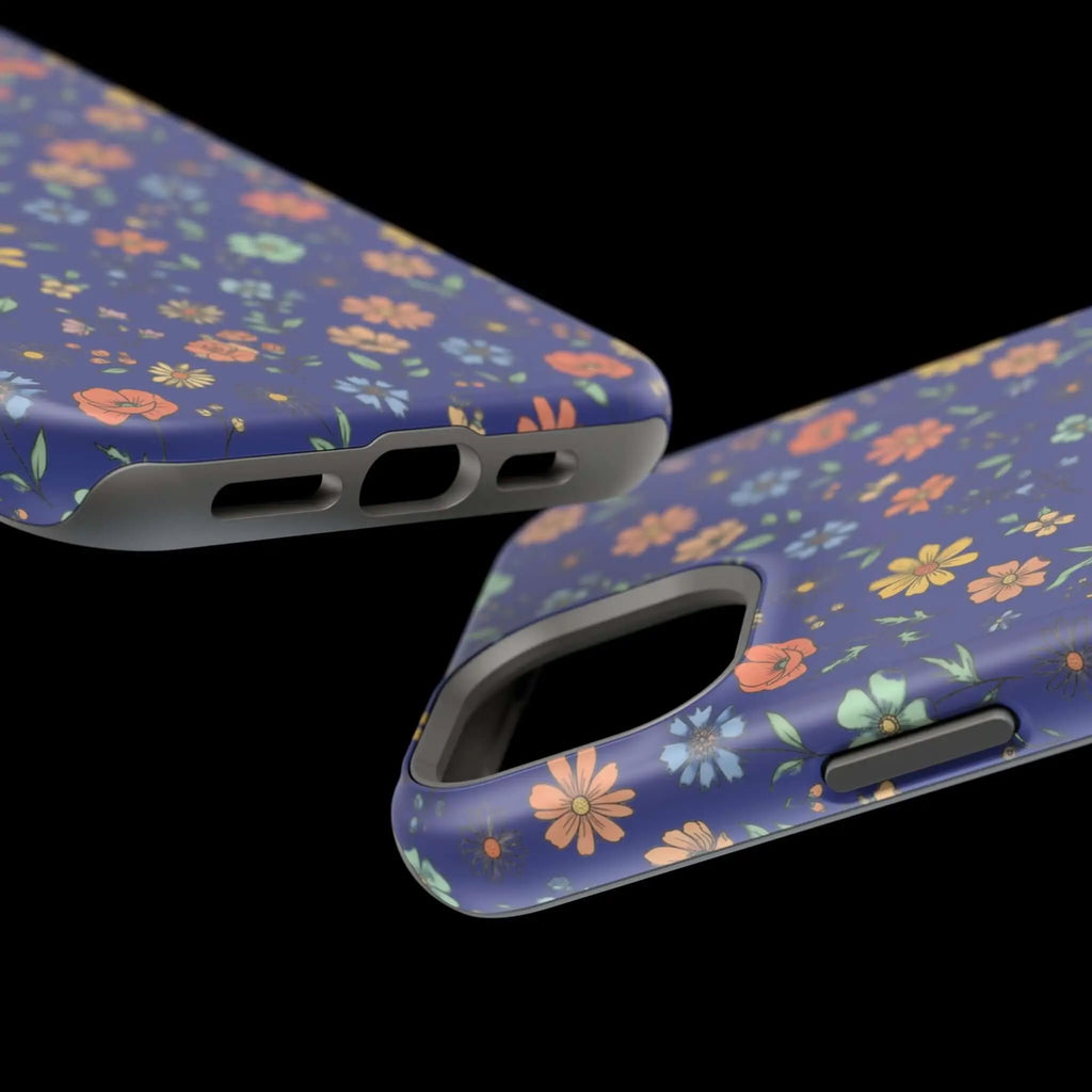 Floral All-Over Seasonal Print Phone Case — Magnetic Impact-Resistant Printify
