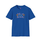 Take Me to the Beach Pastel Palm T-Shirt Printify