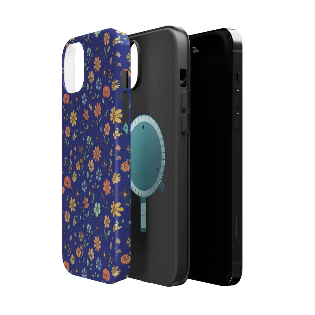 Floral All-Over Seasonal Print Phone Case — Magnetic Impact-Resistant Printify