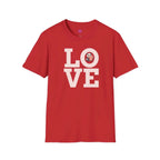 Love Panda T-Shirt — Cute Panda Holding Heart Graphic Tee Printify