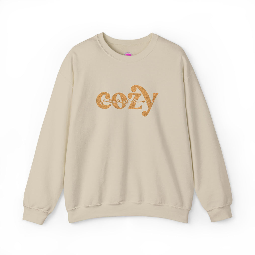 'Cozy Season' Crewneck Sweatshirt (Embroidered)