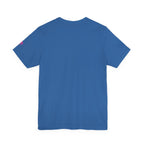 Patriotic Starburst Tee — Red, White & Blue Round Emblem T-Shirt