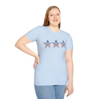 Patriotic Star Stripe T-Shirt — American Flag Stars & Stripes Tee Printify