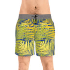 Men's Tropical Swim Shorts — Tropical Vibe Mid-Length Swim Shorts Printify