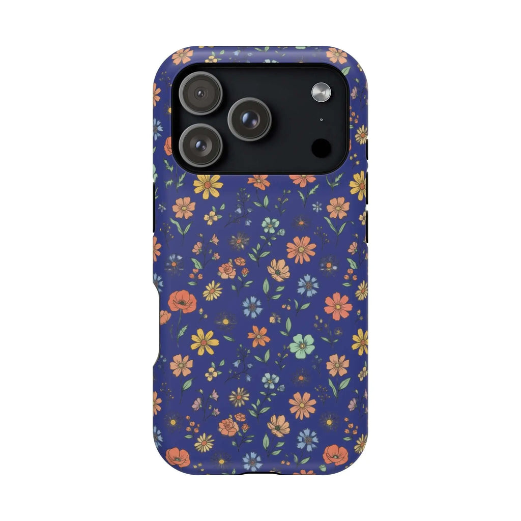 Floral All-Over Seasonal Print Phone Case — Magnetic Impact-Resistant Printify