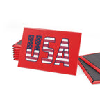USA Flag Rectangle Magnet — Patriotic Red Fridge Magnet for 4th of July & Veterans Day Printify