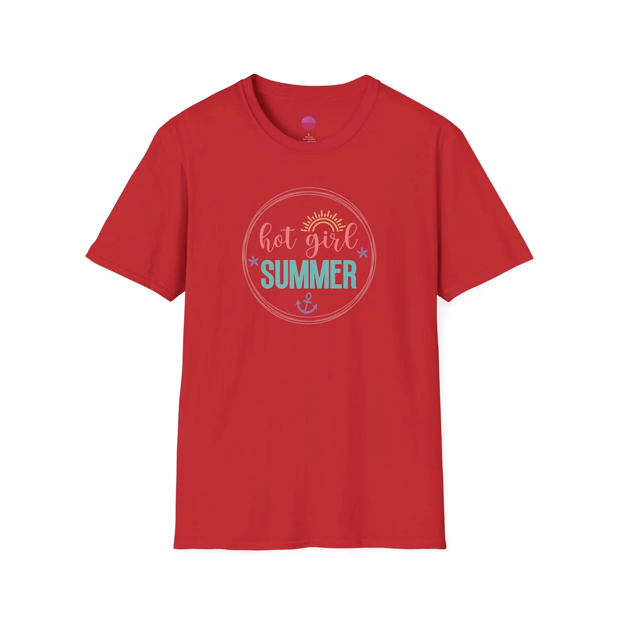 Hot Girl Summer Beachy Sun T-Shirt Printify Back To Basics