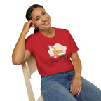 Dog Mom T-Shirt — Colorful Paw Print Tee for Pet Lovers Printify