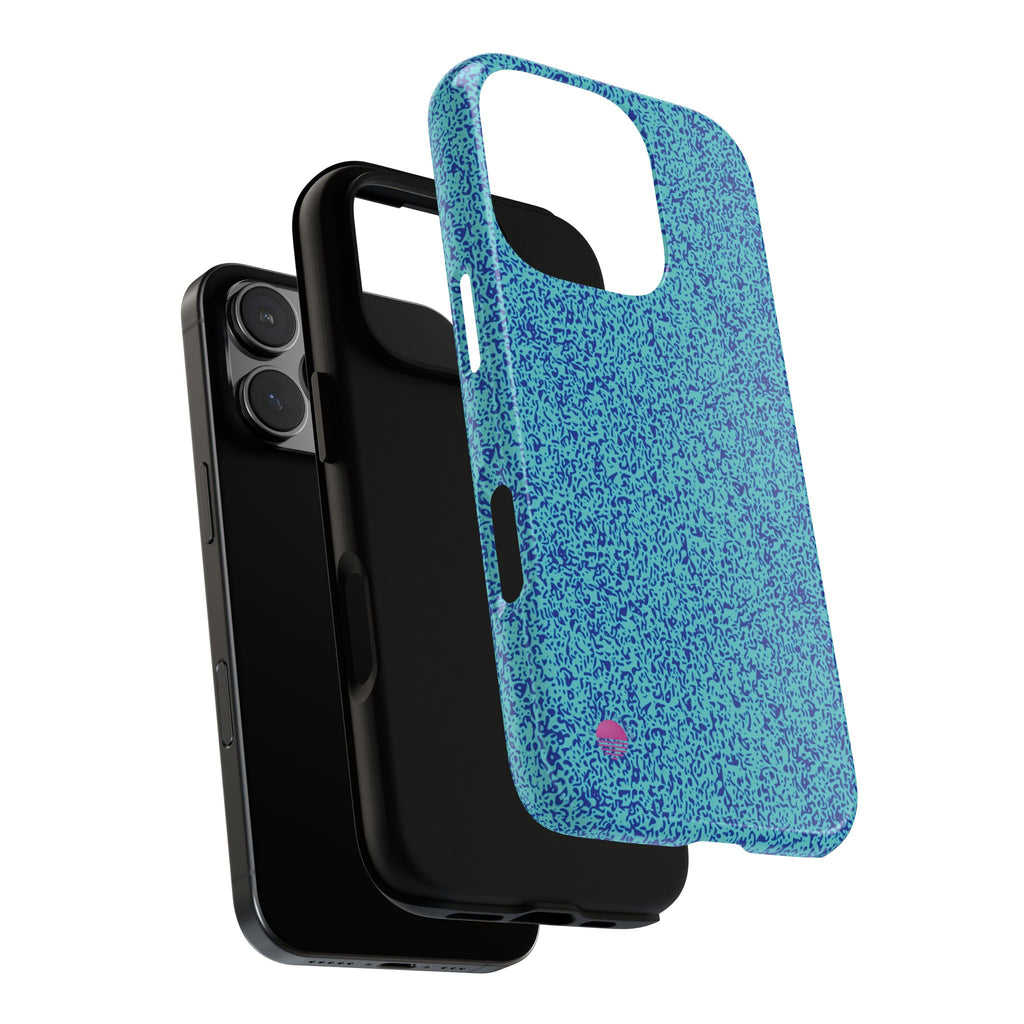 All over print iphone cases aqua blue