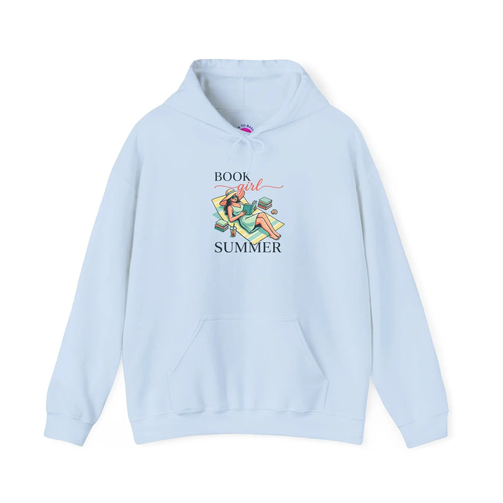 Book Girl Summer Hoodie | BookTok, Reading, Beach Reads, Bookish Summer Aesthetic Printify