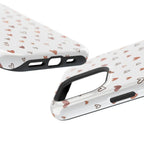 Heart Doodle Shockproof Phone Case — Cute Neutral Tiny Hearts Design Printify
