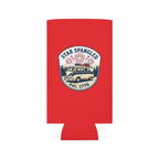Star-Spangled Van Can Koozie — Patriotic 1776 RV Beer Cooler Printify
