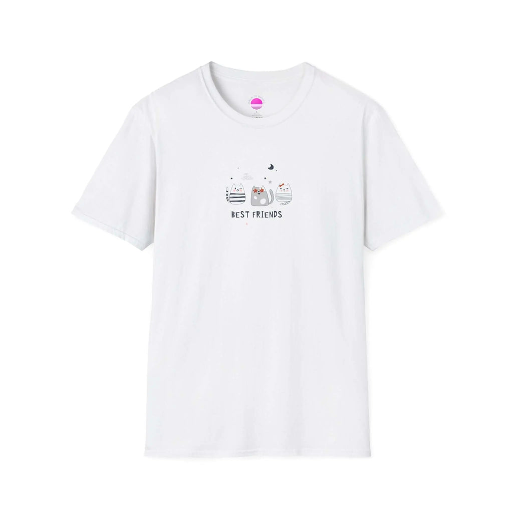 Cat Best Friends T-Shirt — Matching Cat Lover Tee Printify