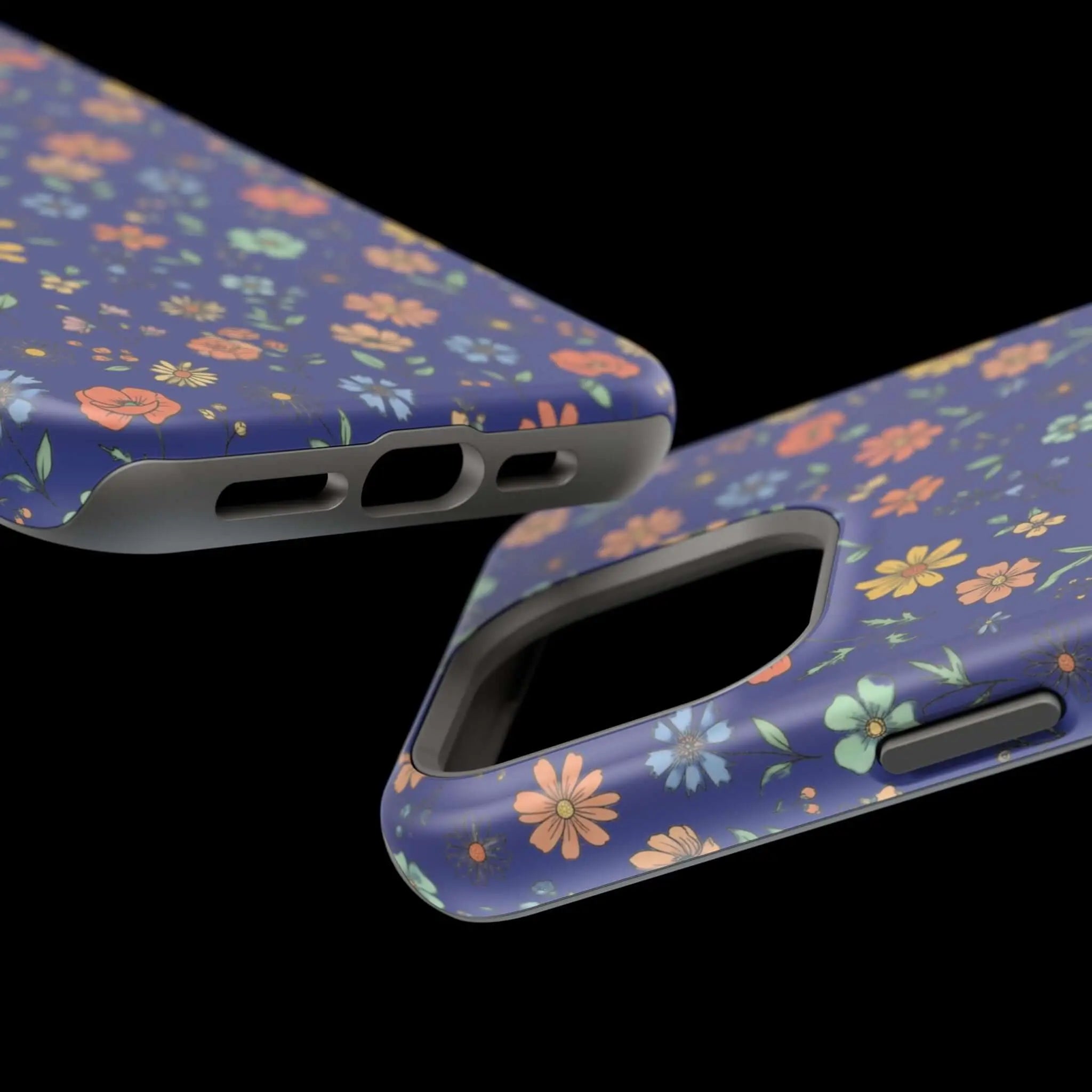 Floral All-Over Seasonal Print Phone Case — Magnetic Impact-Resistant Printify