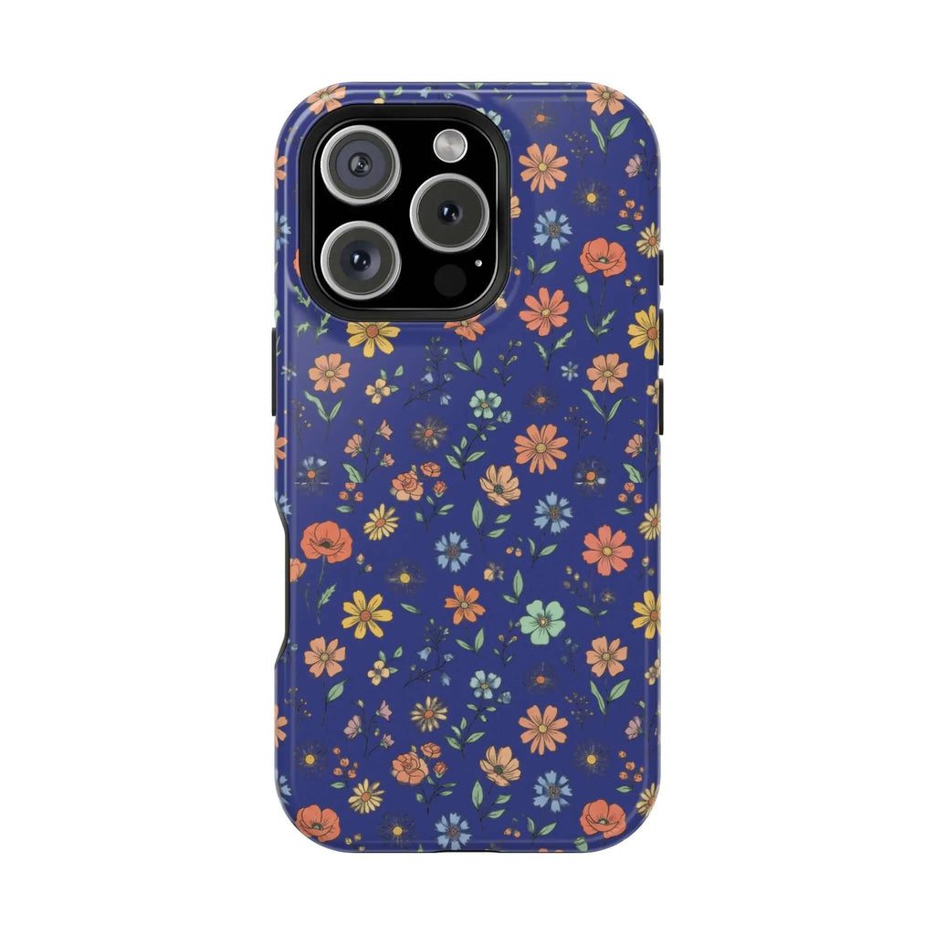 Floral All-Over Seasonal Print Phone Case — Magnetic Impact-Resistant Printify
