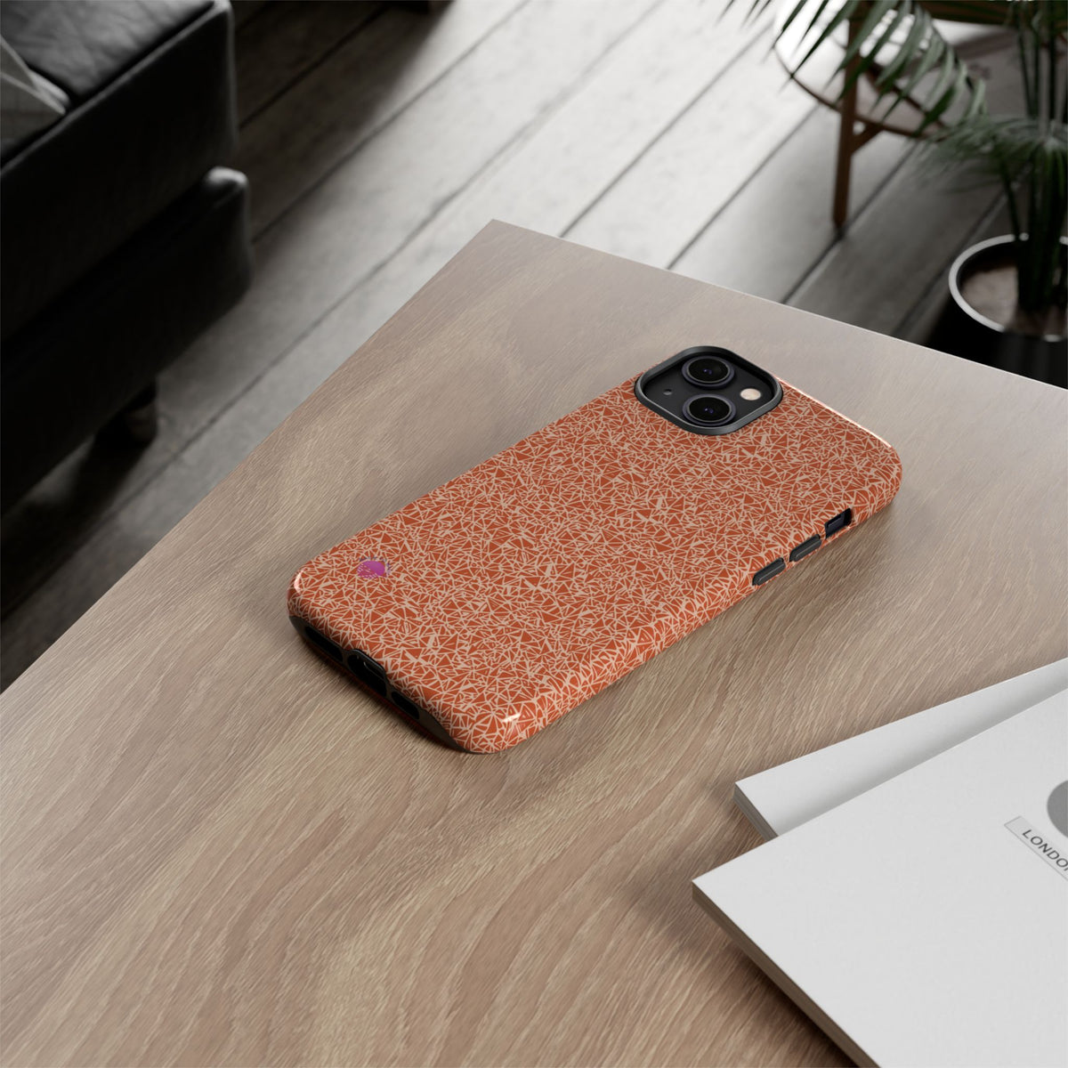 Micro-design phone cases orange