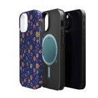 Floral All-Over Seasonal Print Phone Case — Magnetic Impact-Resistant Printify