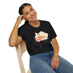 Dog Mom T-Shirt — Colorful Paw Print Tee for Pet Lovers Printify