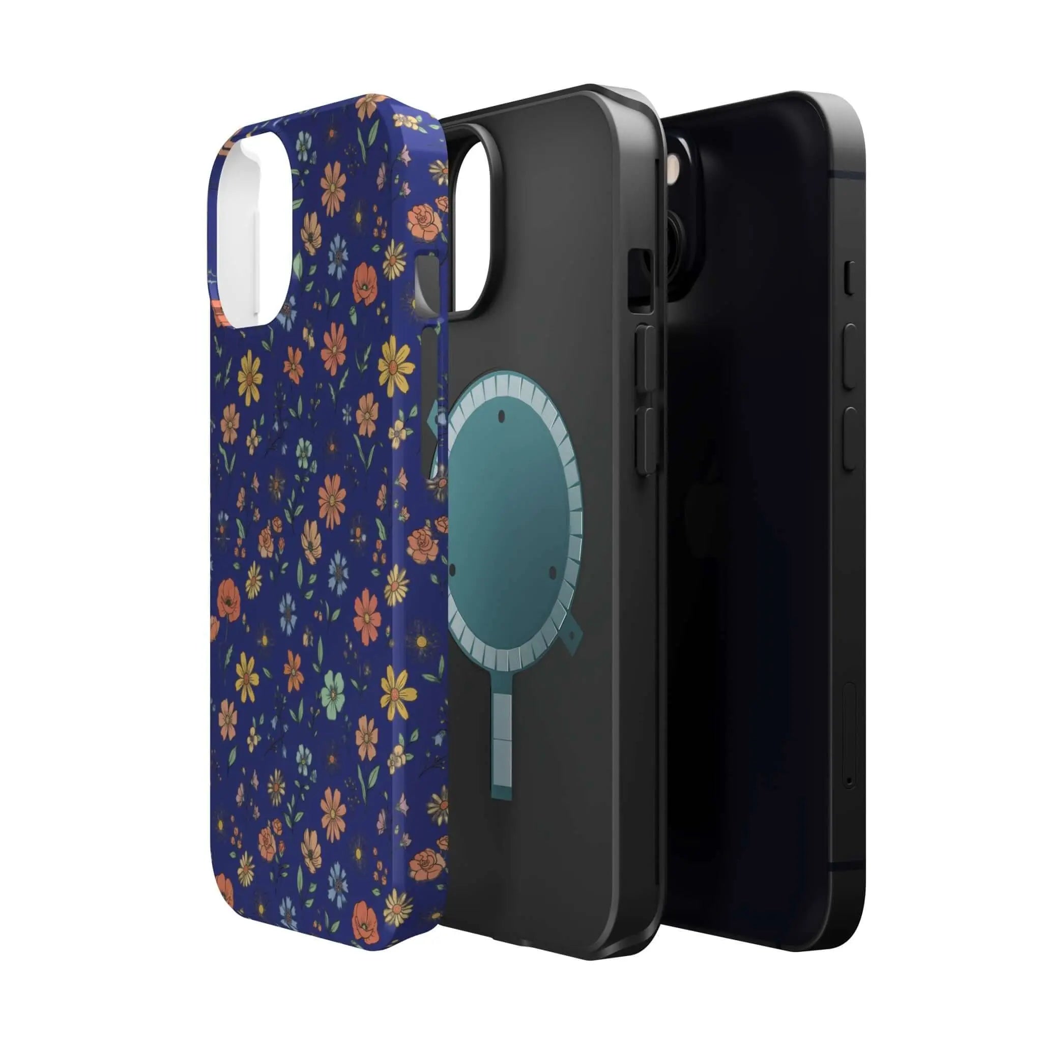 Floral All-Over Seasonal Print Phone Case — Magnetic Impact-Resistant Printify