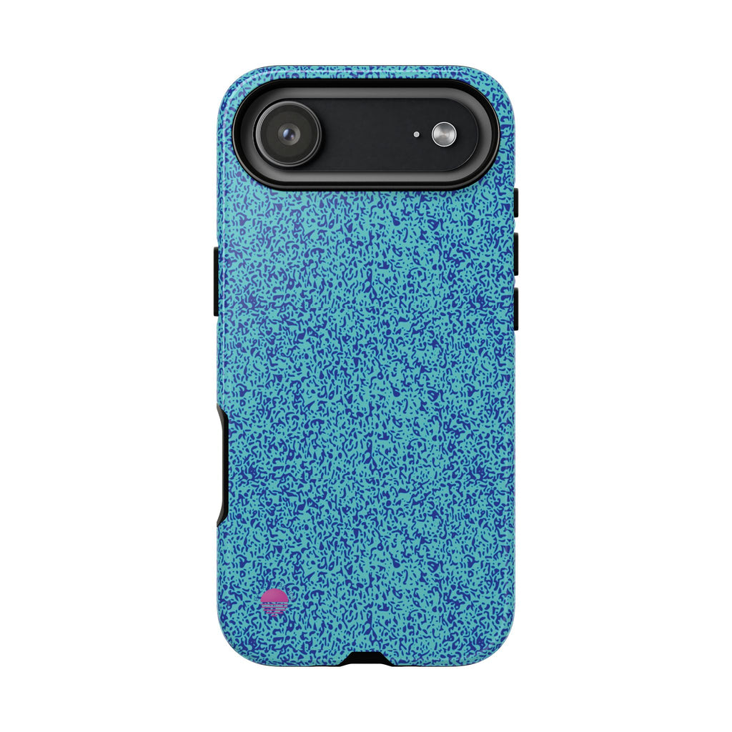 All over print iphone cases aqua blue