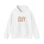 Let’s Get Cozy Hoodie with “Tis the Season to Be Cozy” on the back Soft Holiday Pullover