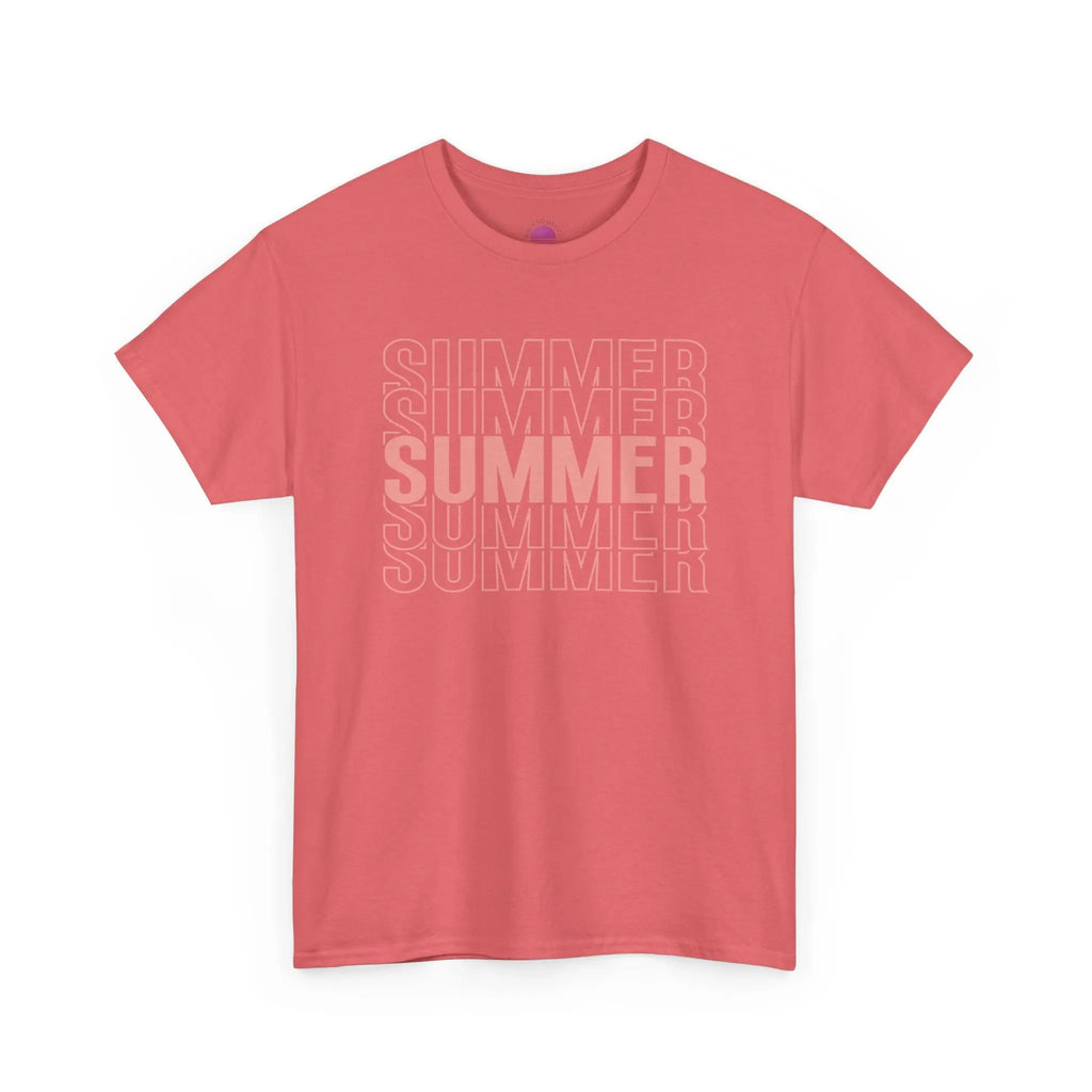 Pink "SUMMER" Graphic Tee — Summer Repeat Printify