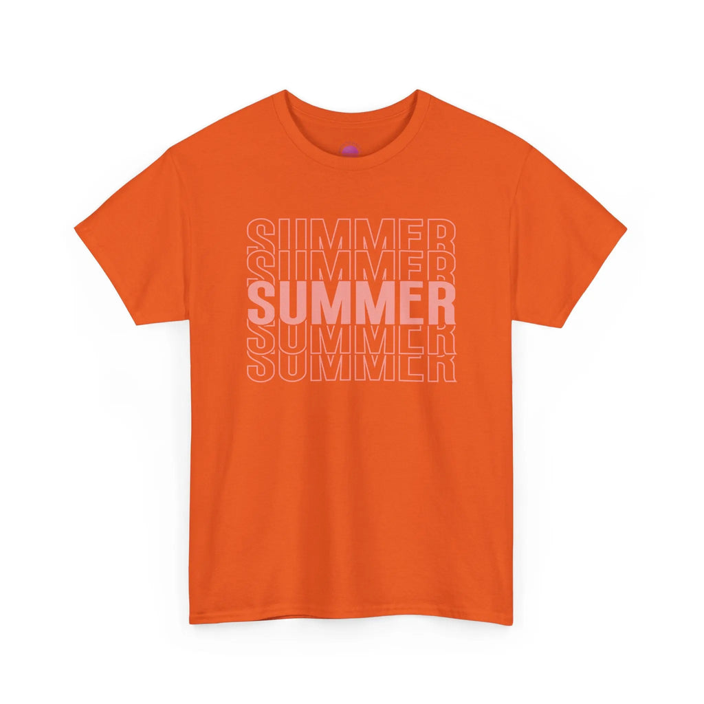 Pink "SUMMER" Graphic Tee — Summer Repeat Printify