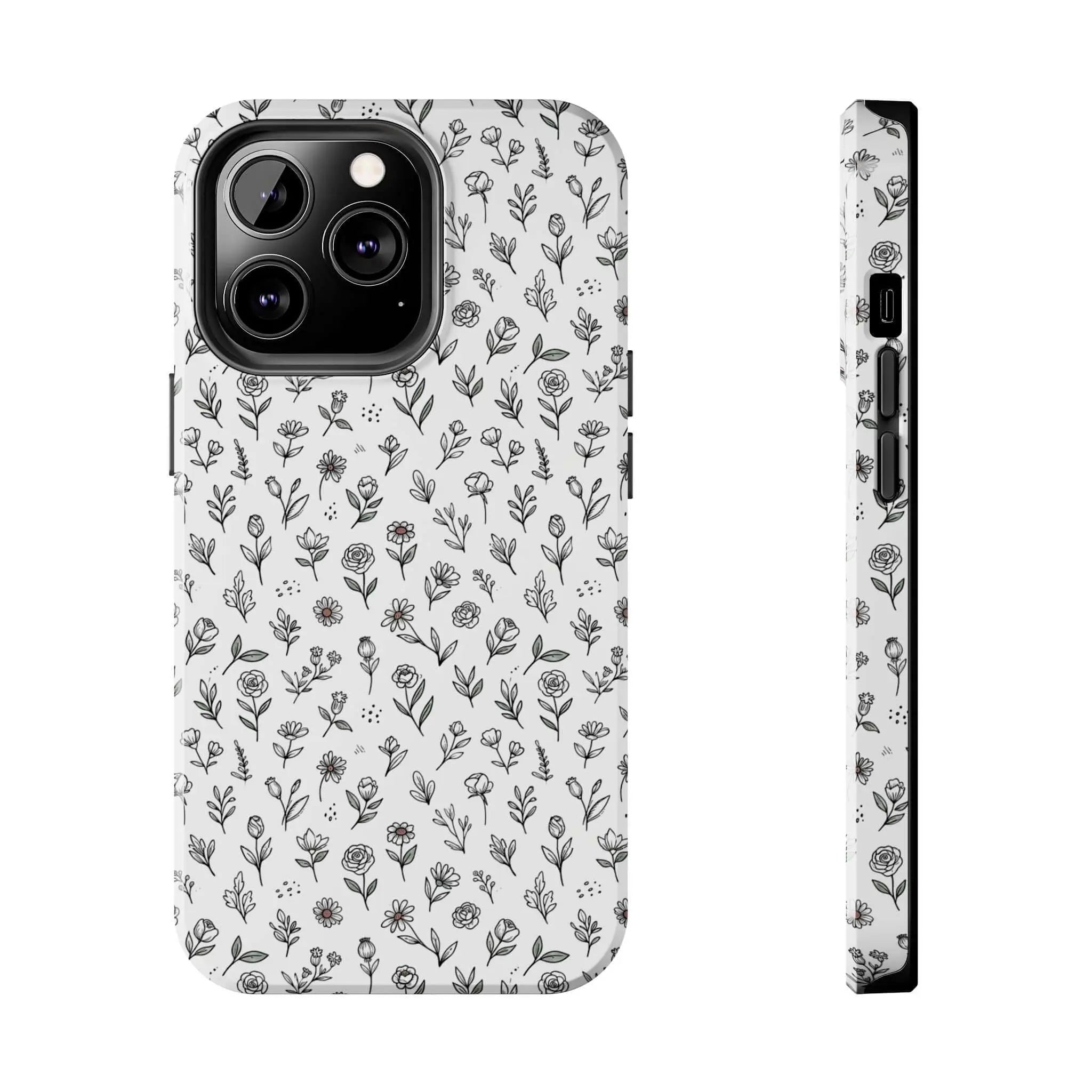 Floral Summer Vibe Phone Case — Tough Protective Floral All‑Over Print Printify