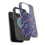 Floral All-Over Seasonal Print Phone Case — Magnetic Impact-Resistant Printify