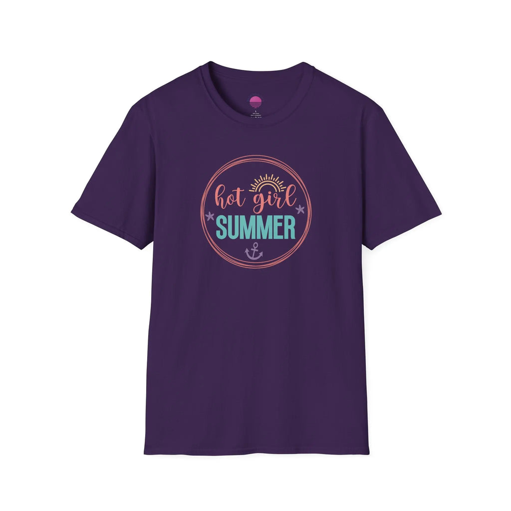 Hot Girl Summer Beachy Sun T-Shirt Printify Back To Basics