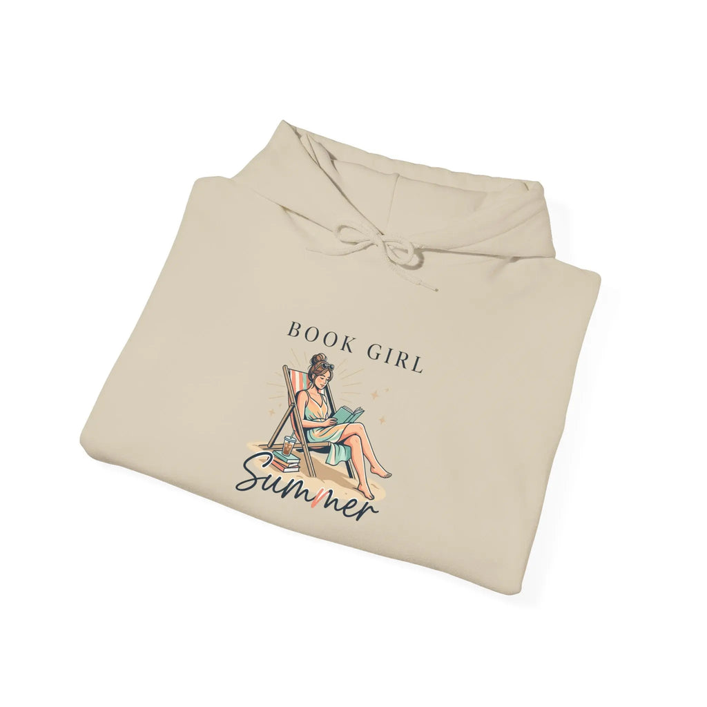 Book Girl Summer Hoodie | BookTok, Beach Reading, Bookish Aesthetic Printify